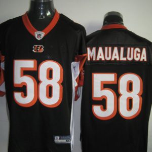 Nike Cincinnati Bengals #58 Maualuga Black Elite Jersey