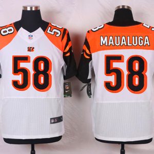 Nike Cincinnati Bengals #58 Maualuga White Elite Jersey