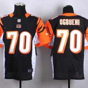 Nike Cincinnati Bengals #70 Ogbuehi Black Elite Jersey