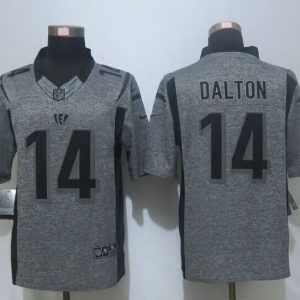 New Nike Cincinnati Bengals #14 Dalton Gray Mens Stitched Gridiron Gray Limited Jersey