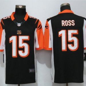 New Nike Cincinnati Bengals 15 Ross Black Limited Jersey