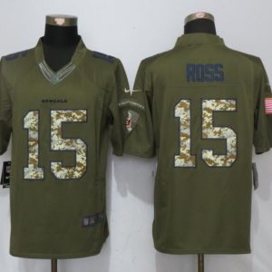 NEW Nike Cincinnati Bengals 15 Ross Green Salute To Service Limited Jersey
