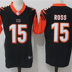 Mens NFL Cincinnati Bengals #15 Ross Black Limited Vapor Jersey