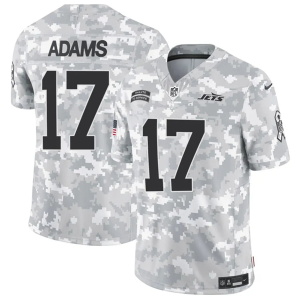 Men's New York Jets #17 Davante Adams 2024 F.U.S.E. Arctic Camo Salute to Service Jersey