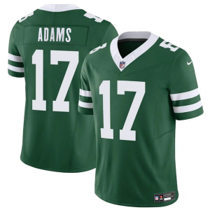 Men's New York Jets #17 Davante Adams Green 2024 F.U.S.E. Throwback Limited Jersey