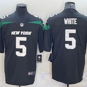 Men's New York Jets #5 Mike White Black Vapor Untouchable Limited Jersey