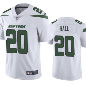 Men's New York Jets #20 Breece Hall White Vapor Untouchable Limited Jersey