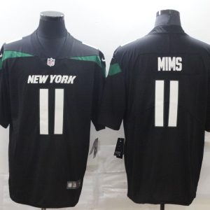 Men's New York Jets #11 Mims Black Vapor Untouchable Limited Stitched Jersey