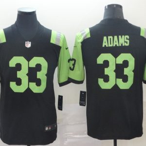 NFL New York Jets #33 jamal adams City edition black green jersey