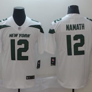 Men's New York Jets #12 Namath White Vapor Untouchable Limited Stitched Jersey