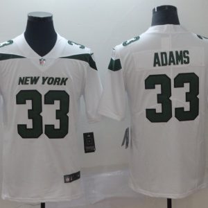 Men's New York Jets #33 Jamal Adams White Vapor Untouchable Limited Stitched NFL Jersey