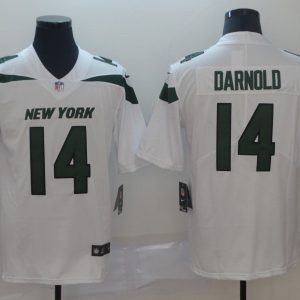 Men's New York Jets #14 Sam Darnold White Vapor Untouchable Limited Stitched Jersey