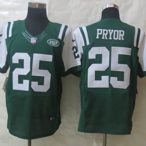 New Nike New York Jets 25 Pryor Green Elite Jerseys