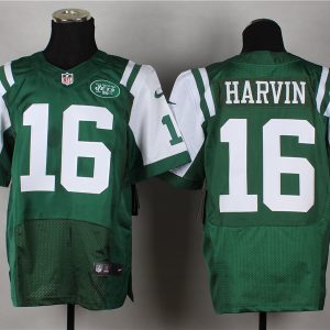 Nike New York jets #16 Harvin Green Elite Jersey