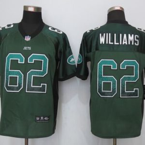 New Nike New York Jets 62  Williams Drift Fashion Green Elite Jerseys