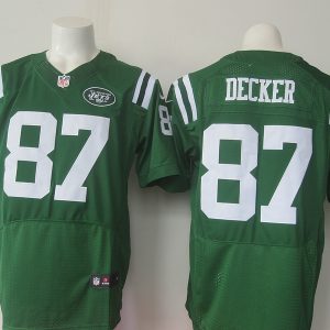 Nike New York Jets #87 Decker Green New Jersey