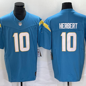 Men's Los Angeles Chargers #10 Justin Herbert Blue 2023 F.U.S.E. Vapor Untouchable Limited Jersey