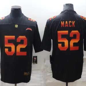 Men's Los Angeles Chargers #52 Khalil Mack Black Fashion Limited Jersey