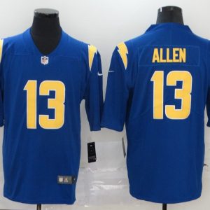Nike Los Angeles Chargers #13 Keenan Allen Blue Color Rush Limited Jersey