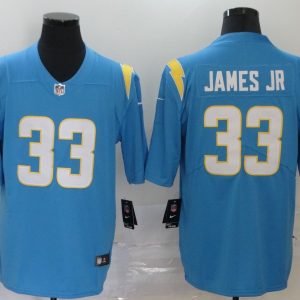 Men's Los Angeles Chargers #33 Derwin James 2020 Blue Vapor Untouchable Limited Jersey
