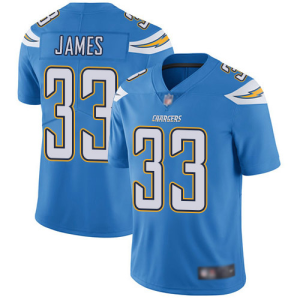 Nike Los Angeles Chargers #23 Derwin James Electric Blue Vapor Untouchable Limited Jersey