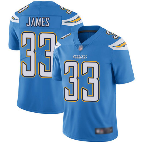 Nike Los Angeles Chargers #23 Derwin James Electric Blue Vapor Untouchable Limited Jersey