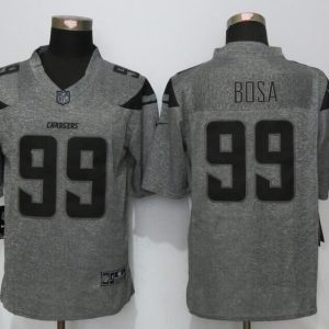 New Nike San Diego Chargers 99 Bosa Gray Mens Stitched Gridiron Gray Limited Jersey