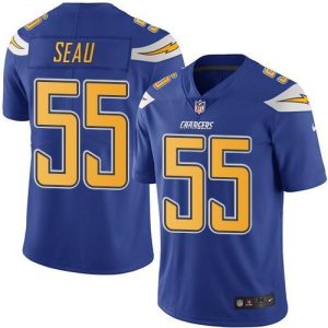 NFL San Diego Chargers #55 Seau Color Rush Limited Jersey