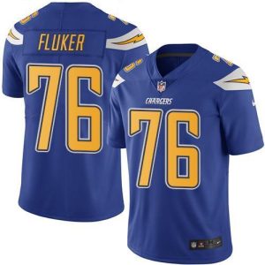 NFL San Diego Chargers #76 Fluker Color Rush Limited Jersey