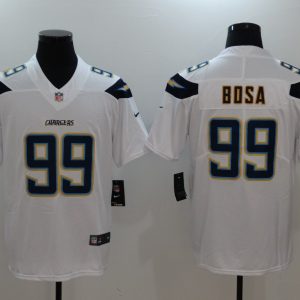 Mens NFL San Deigo Chargers #99 Bosa  White Limited Legand Jersey