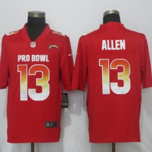 New Nike San Diego Chargers 13 Allen Red Nike Royal 2018 Pro Bowl Limited Jersey