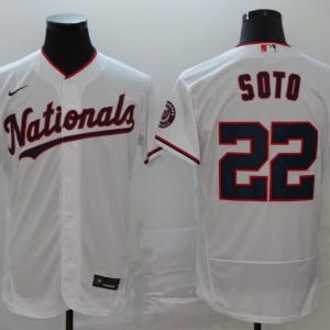 MLB Washington Nationals #22 Juan Soto Flex Base Stitched Jersey