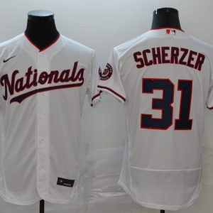 MLB Washington Nationals #31 Max Scherzer Flex Base Stitched Jersey