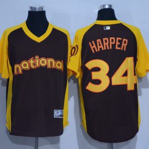 MLB Washington Nationals #34 Harper 2016 All Star Jersey