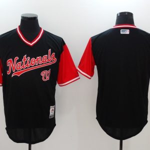 MLB Washington Nationals Blank All Rise D.Blue Pullover New Jersey