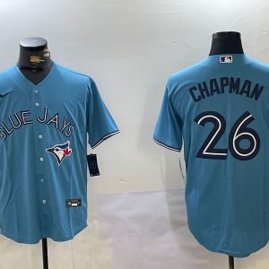 MLB Toronto Blue Jays #26 Chapman Blue Game Nike Jersey