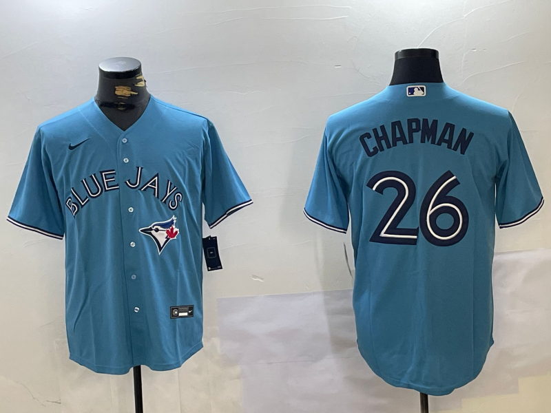 MLB Toronto Blue Jays #26 Chapman Blue Game Nike Jersey