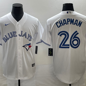 MLB Toronto Blue Jays #26 Chapman White Game Nike Jersey