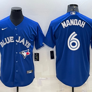 MLB Toronto Blue Jays #6 Manoah Blue Game Nike Jersey