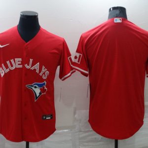 MLB Toronto Blue Jays Blank Red Game Nike Jersey