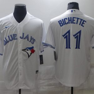MLB Toronto Blue Jays #11 Bichette White Game Nike Jersey