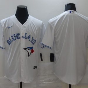 MLB Toronto Blue Jays Blank White Game Nike Jersey