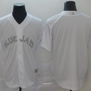 MLB Blue Jays Blank White 2019 Players Weekend Player Men Jersey