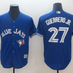 MLB Toronto Blue Jays #27 Guerrero Jr Blue Mens Jersey