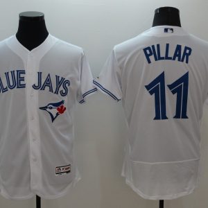 Majestic MLB Toronto Blue Jays #11 Pillar Elite White Jersey