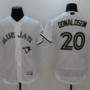 MLB Toronto Blue Jays #20 Donaldson White Memorial Day Elite Jersey