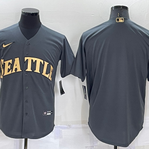 MLB Seattle Mariners Blank Charcoal 2022 All-Star Jersey