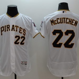 Majestic MLB Pittsburgh Pirates #22 McCutchen Elite White Jersey