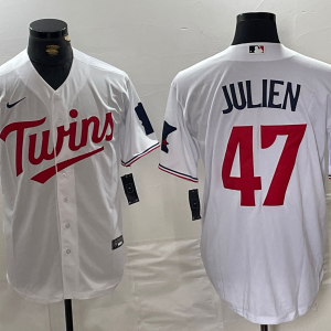 Men's Minnesota Twins #47 Julien White 2024 Home Limited Jersey