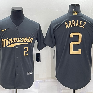 MLB Minnesota Twins #2 Arraez Charcoal 2022 All-Star Jersey